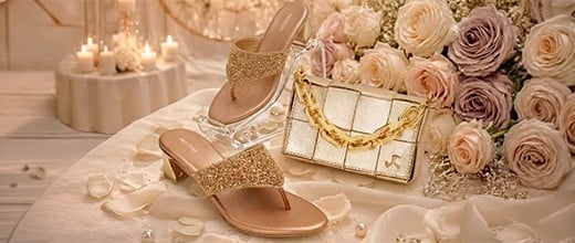 The Best Bridal Bag & Footwear Pairings for Every Wedding Function